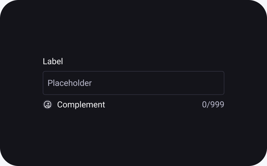 Input fields preview