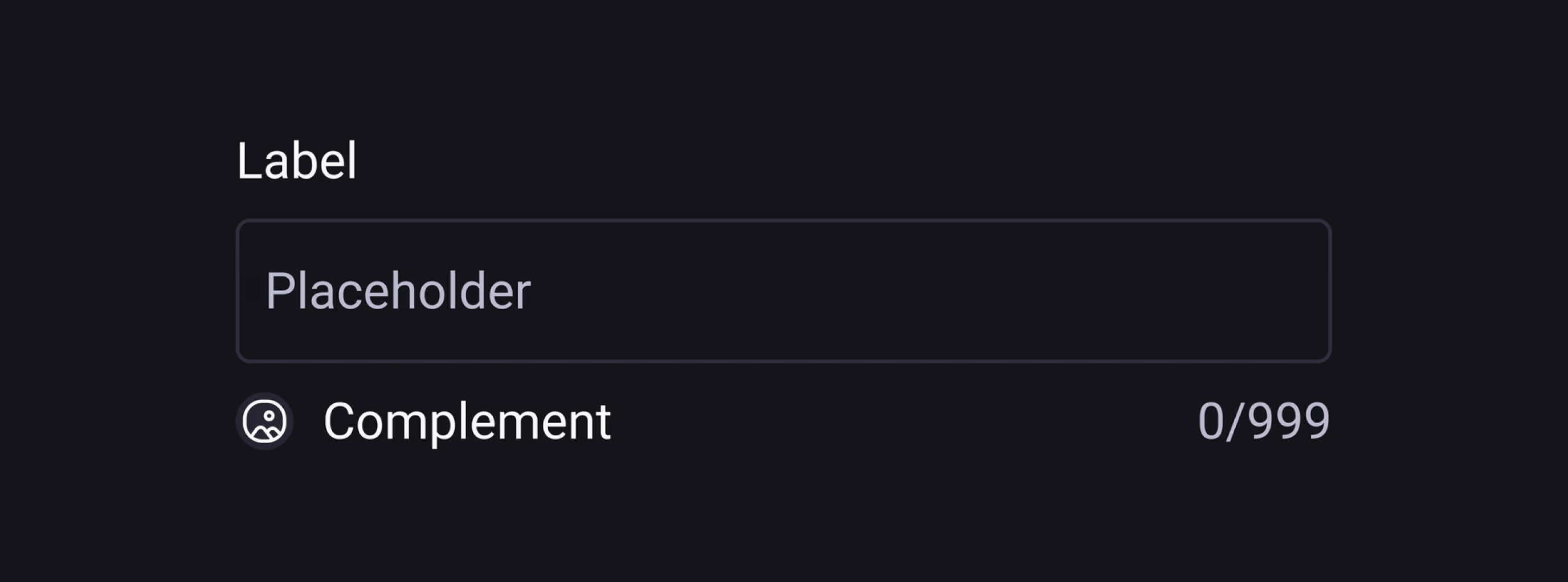 Input field variants