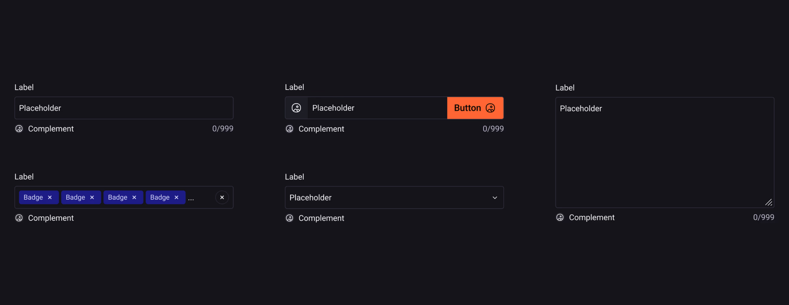 Input field anatomy