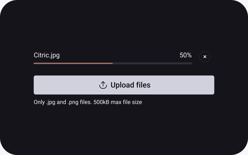 File uploader preview