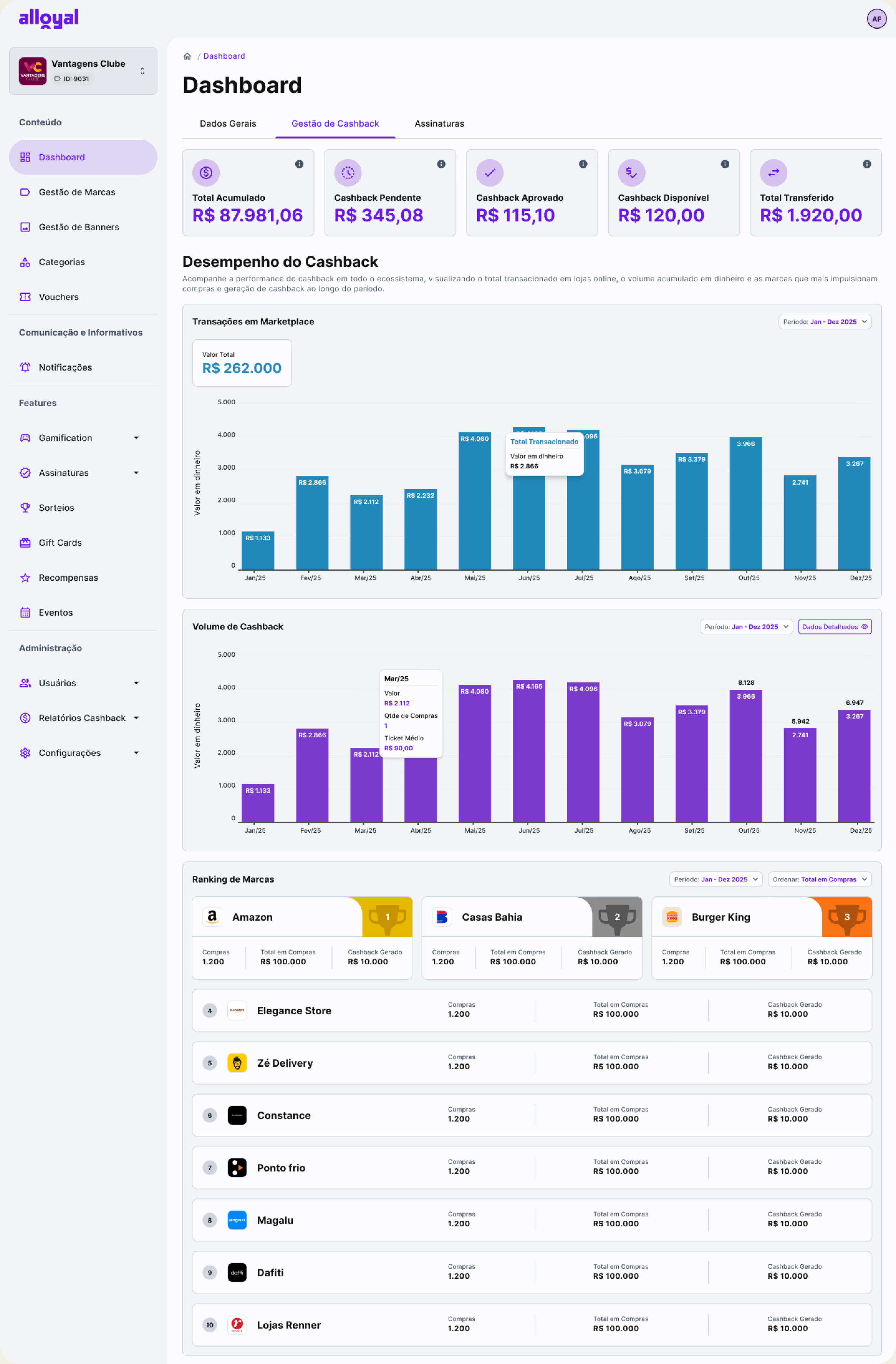 Design system applied screens