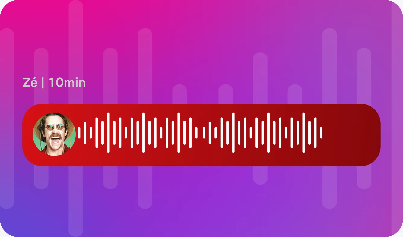 Short voice messages interface